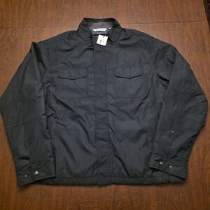 Peter Millar Norfolk Bomber Jacket Black MF24Z03 Men's Size XXL